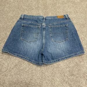 McBling 2000s preppy relaxed-fit Tommy Hilfiger Micro Mini  Denim shorts sz 14